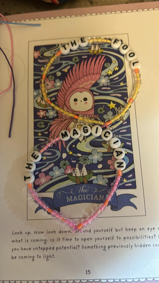 Tarot card Reading and Bracelet set